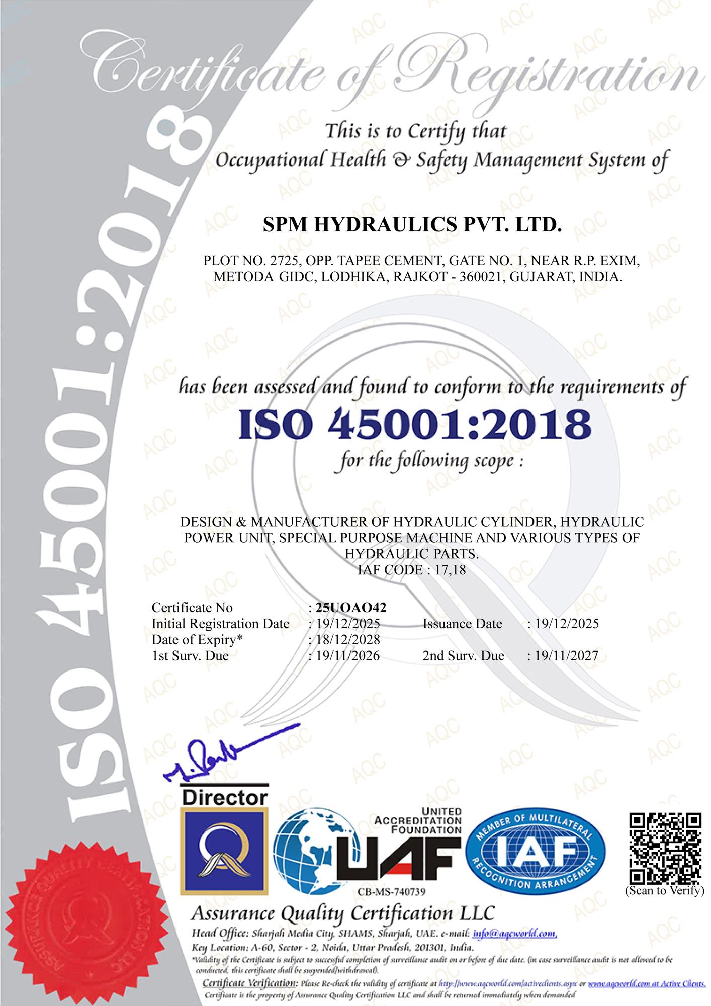 ISO 45001:2018